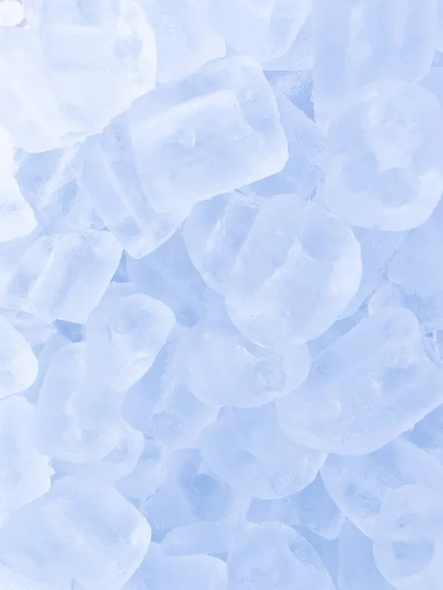 น้ำแข็งหลอดใหญ่