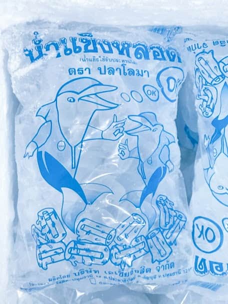 น้ำแข็งหลอดแพ็ค